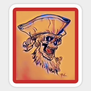 Pirates Skull Sticker